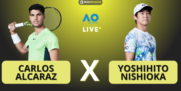 [AO VIVO] Acompanhe Alcaraz x Nishioka no Australian Open em tempo real