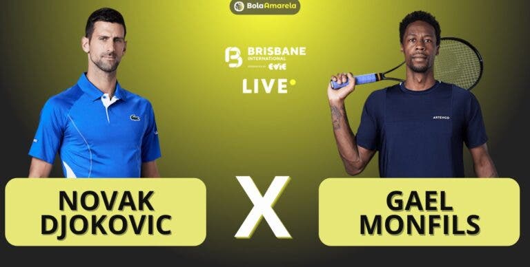 [AO VIVO] Acompanhe Novak Djokovic x Monfils em Brisbane em tempo real