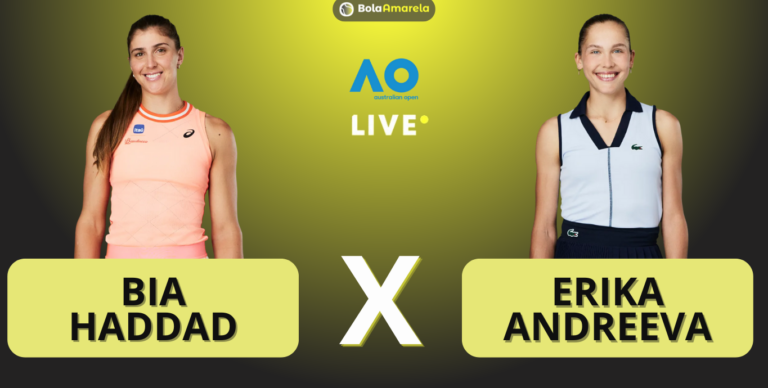 [AO VIVO] Acompanhe Bia Haddad x Erika Andreeva no Australian Open em tempo real