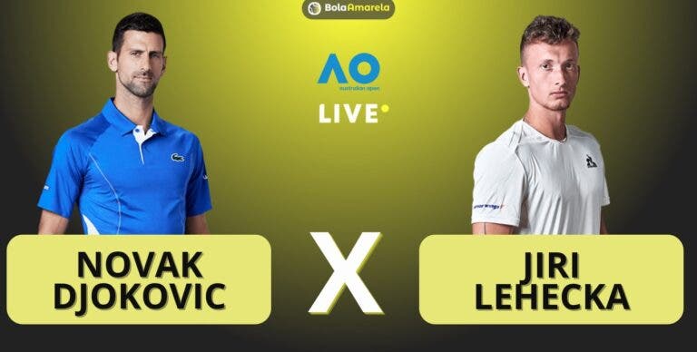 [AO VIVO] Acompanhe Djokovic x Lehecka no Australian Open em tempo real