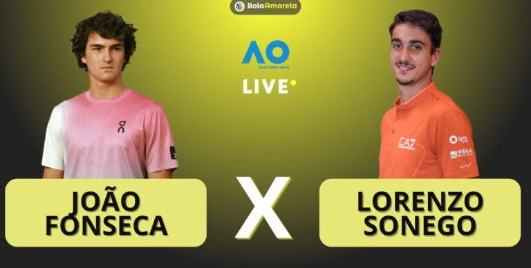 [AO VIVO] Acompanhe João Fonseca x Sonego no Australian Open em tempo real