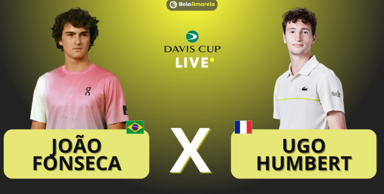 [AO VIVO] Acompanhe João Fonseca x Humbert na Copa Davis em tempo real