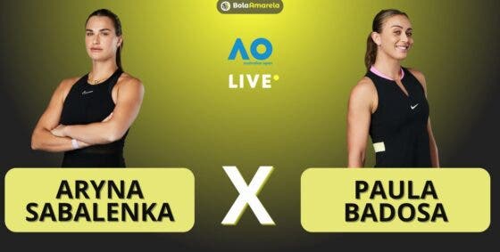 [AO VIVO] Acompanhe Sabalenka x Badosa no Australian Open em tempo real