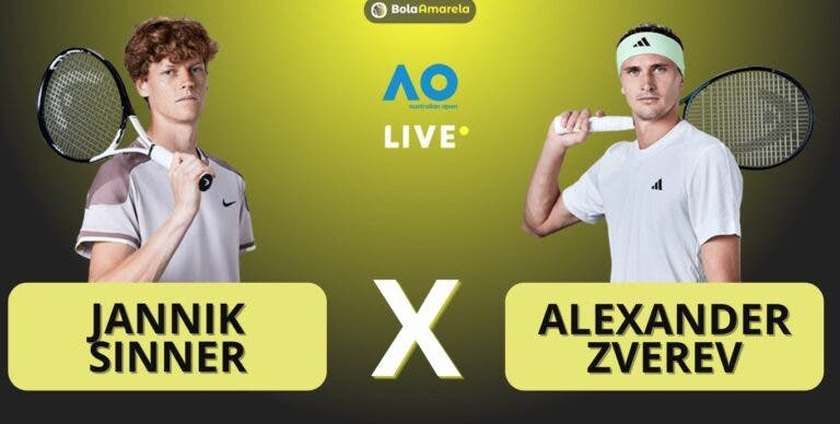 [AO VIVO] Acompanhe Sinner x Zverev pela final do Australian Open em tempo real