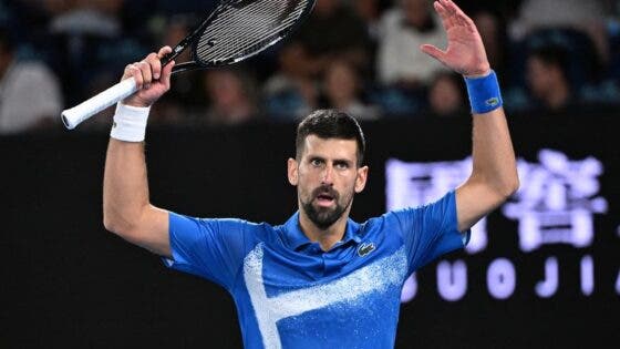 De campeão: Djokovic deixa bonita mensagem a tenista que admitiu ter pensamentos suicidas