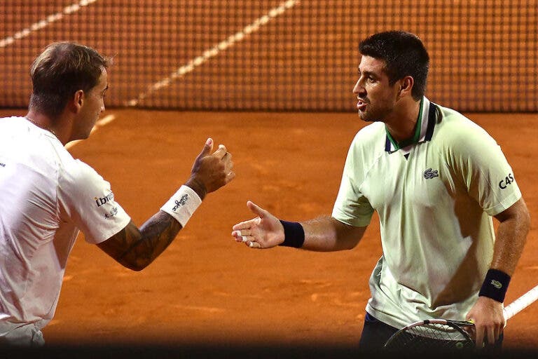 Orlando Luz e Felipe Meligeni vencem e avançam às quartas de final no Rio Open