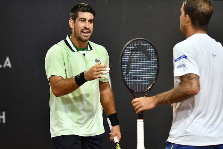 Orlando Luz e Felipe Meligeni saem na frente, mas são derrotados e eliminados no Rio Open