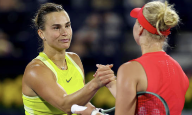 Sabalenka e a derrota clara no Dubai: «Tauson teve mais fome do que eu»