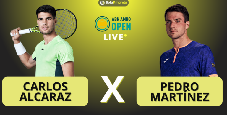 [AO VIVO] Acompanhe Alcaraz x Martínez em Roterdã em tempo real