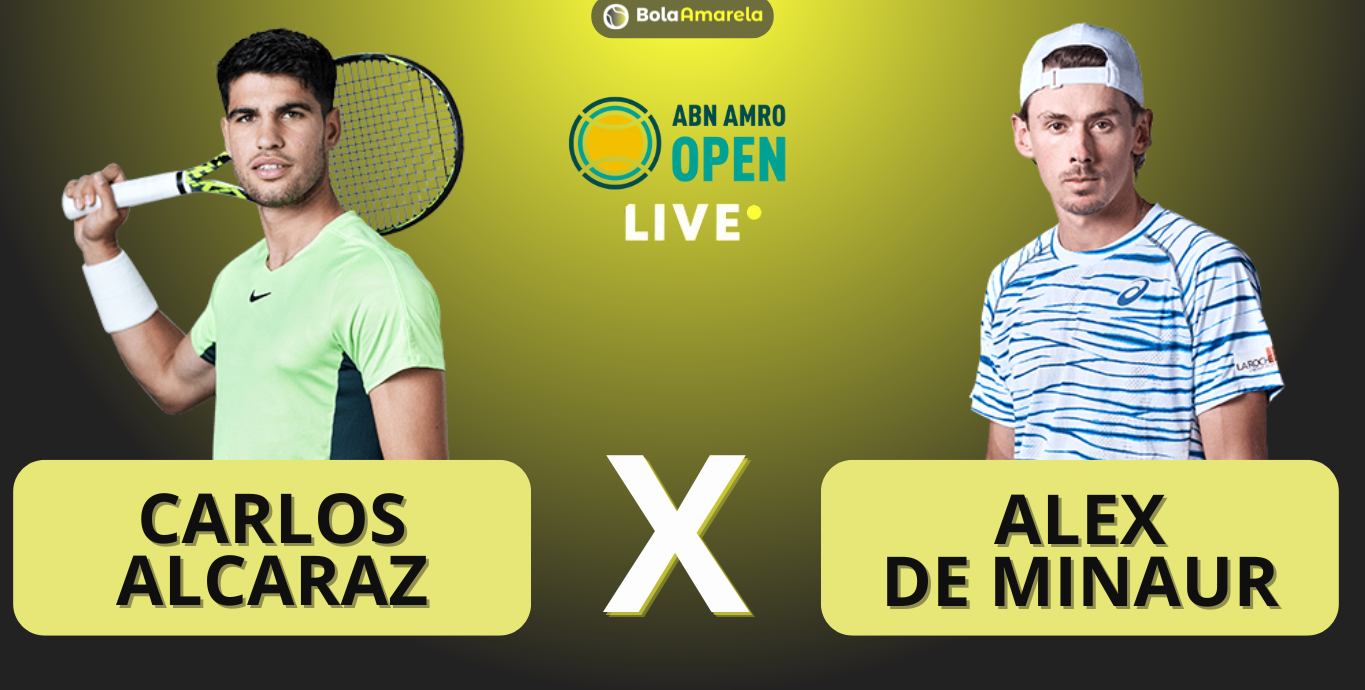 alcaraz de minaur ao vivo