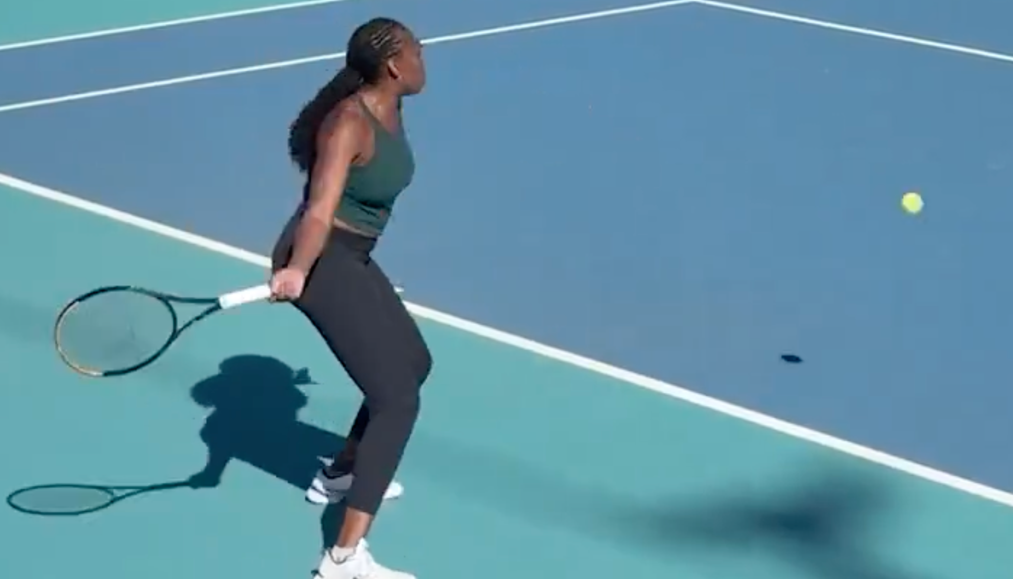 [VÍDEO] Venus Williams regressa ao court em Miami (mas não para competir)