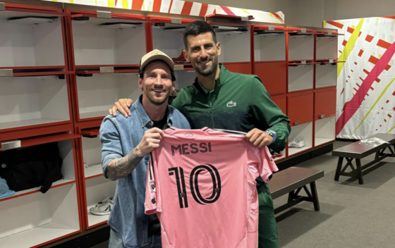 Djokovic e a visita de Messi em Miami: «Tê-lo a ver-me ao vivo é uma alegria e emoção»