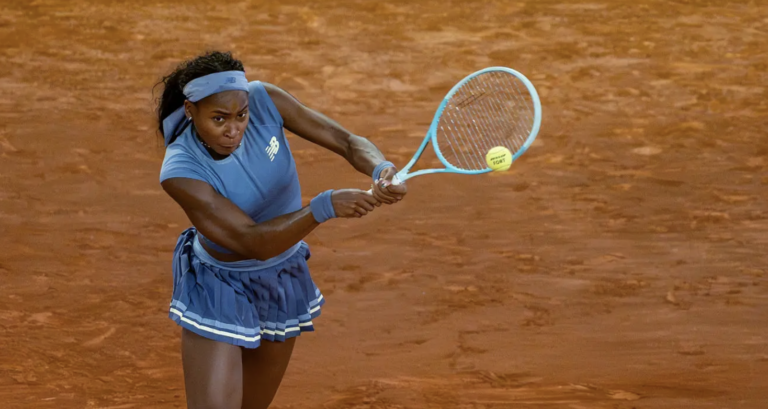 Gauff melhora e passeia rumo aos oitavos-de-final em Madrid
