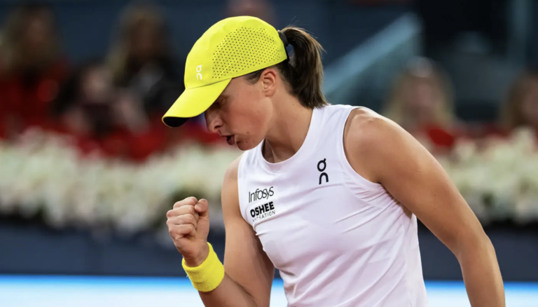 Iga Swiatek melhora e avança para os oitavos-de-final em Madrid