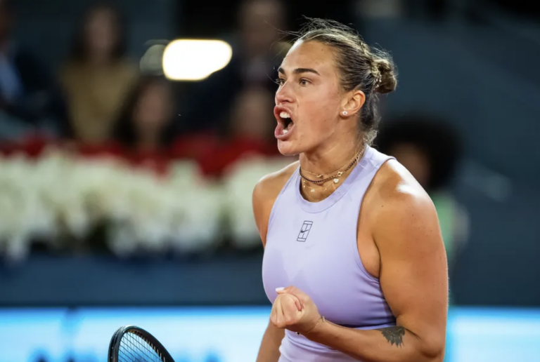 Sabalenka resiste a duelo tenso com Kostyuk e completa ‘meias’ de luxo em Madrid