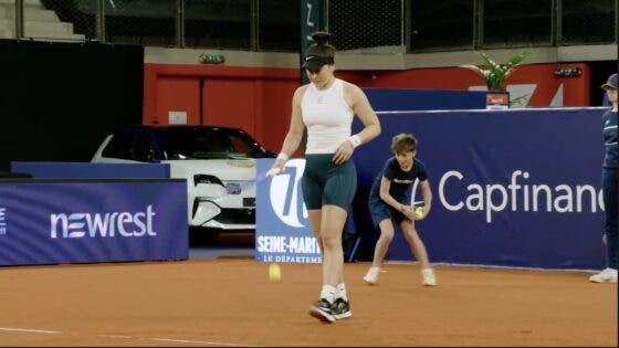 Andreescu luta muito no regresso seis meses depois mas cai em Rouen