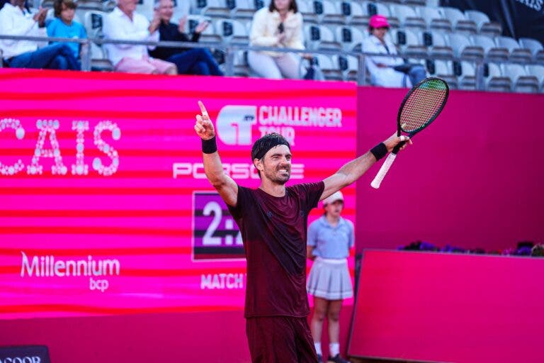Gastão Elias dá espetáculo com melhor vitória em dois anos e avança no Estoril Open