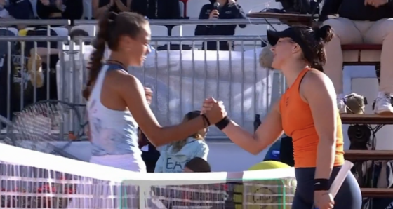 Andreescu arrasa em Roma, Sakkari beneficia da desistência de Bencic