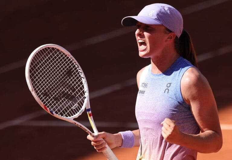 Swiatek apanha Serena e iguala melhor série de sempre num torneio do Grand Slam