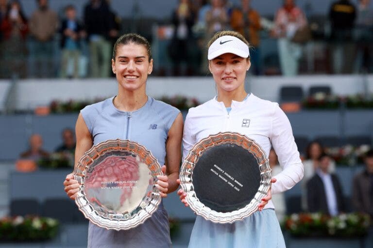 Cirstea e Kalinskaya nunca tinham jogado juntas… mas são as campeãs de Madrid