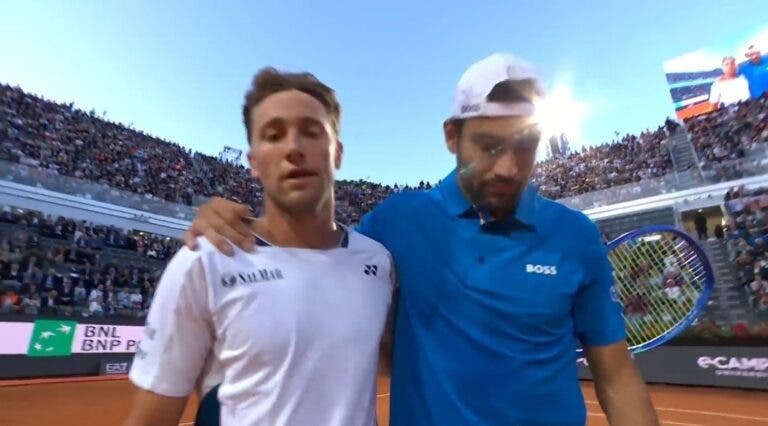 Berrettini volta a desistir e Ruud segue para os ‘oitavos’ em Roma
