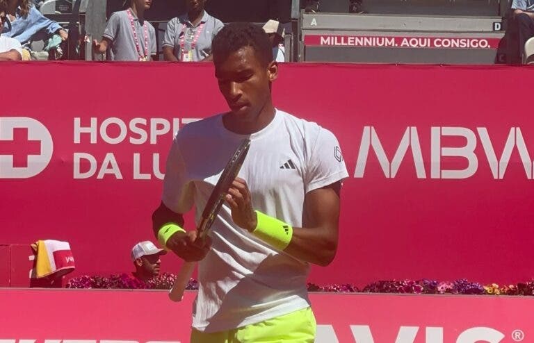 Aliassime desilude e perde com número 237 ATP na estreia no Millennium Estoril Open