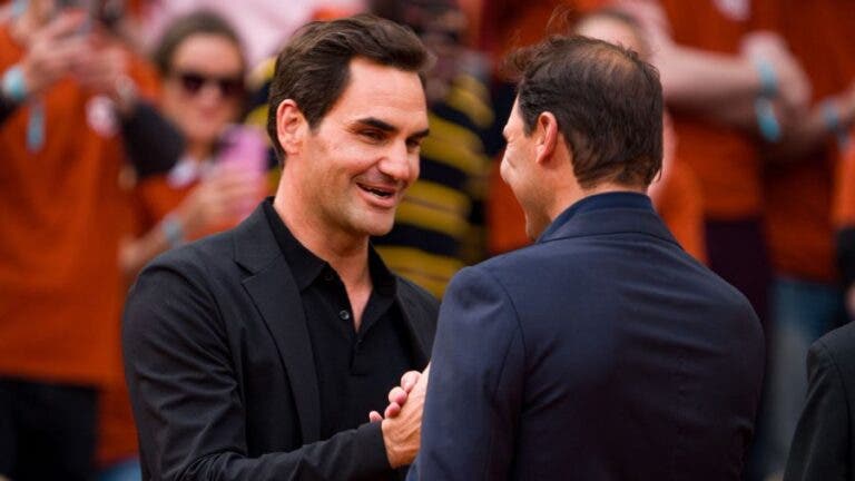 Federer rendido à homenagem a Nadal: «Quase me desmanchei a chorar»