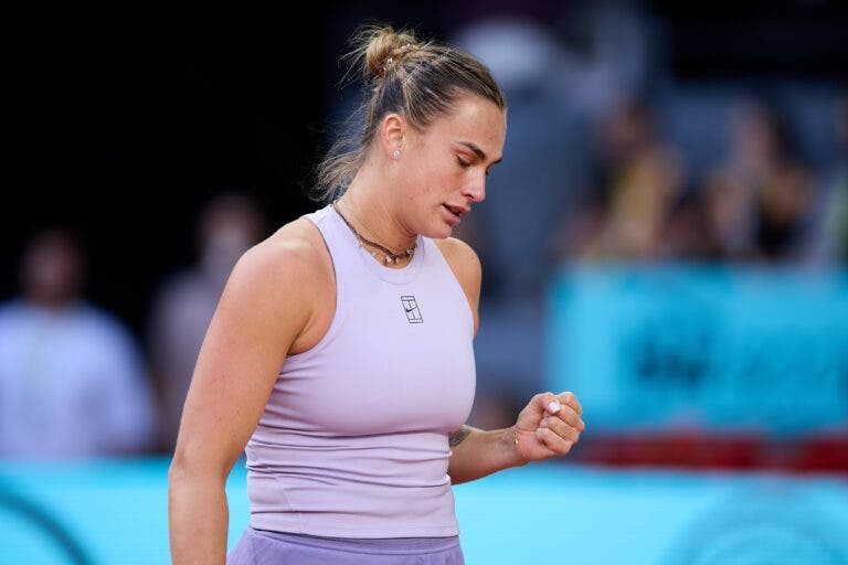 Números mostram que Sabalenka está cada vez melhor em terra batida também