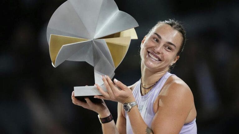 Sabalenka orgulhosa: «Trabalhei toda a vida para isto, estou onde tenho de estar»
