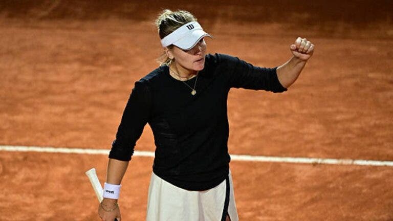 Stearns bate Svitolina em batalha inacreditável em Roma e estreia-se em ‘meias’ num WTA 1000
