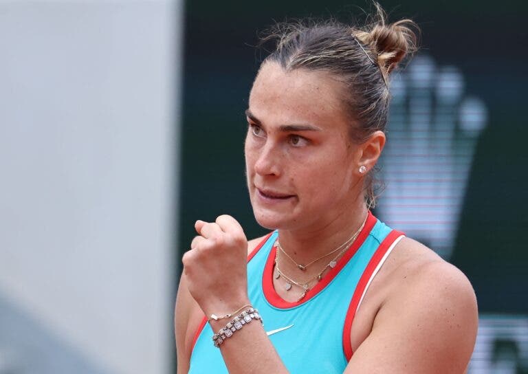Sabalenka controla potência de Anisimova e avança para os ‘quartos’ em Roland Garros