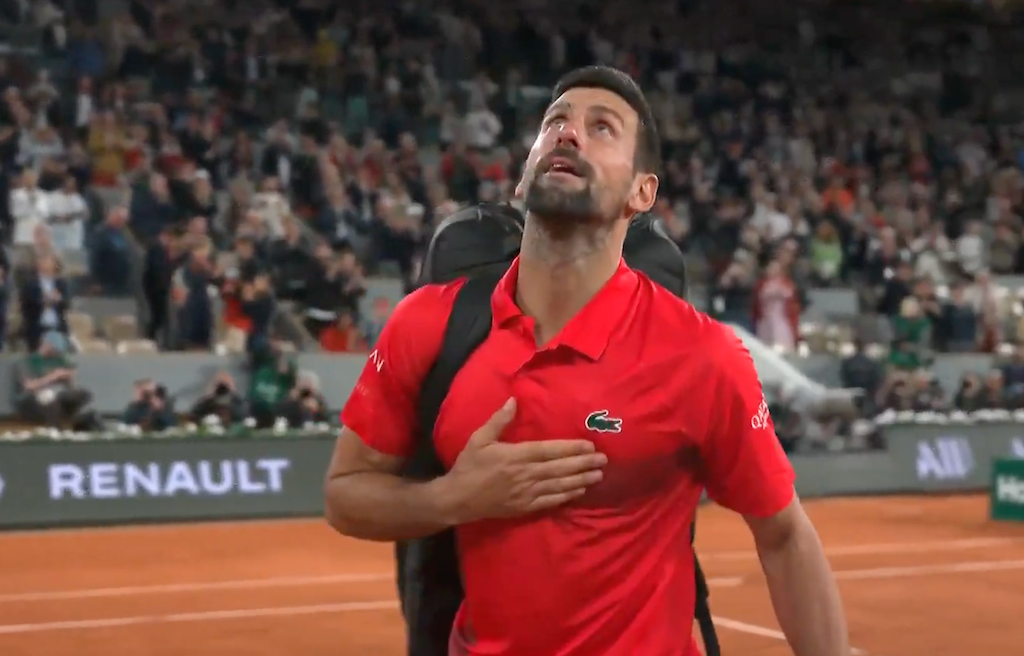 [VÍDEO] A emotiva despedida de Djokovic de Roland Garros… pela última vez?