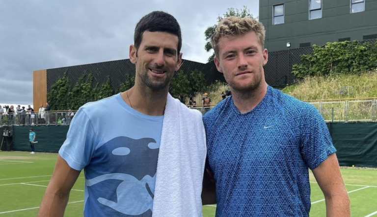 Britânico vive o sonho a ser ‘sparring partner’ de estrelas em Wimbledon