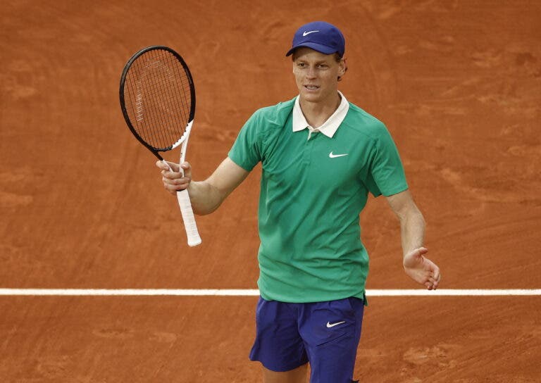 Sinner é o mais jovem desde Nadal a chegar às 19 vitórias seguidas em Grand Slams