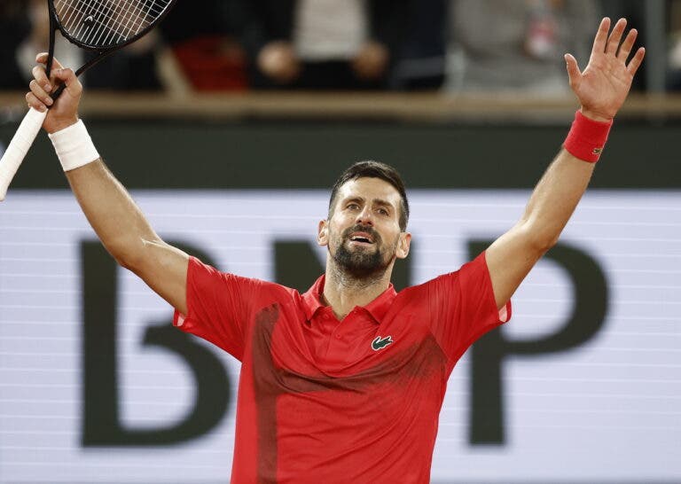 Djokovic torna-se no mais velho a chegar às meias-finais em Roland Garros desde… 1968
