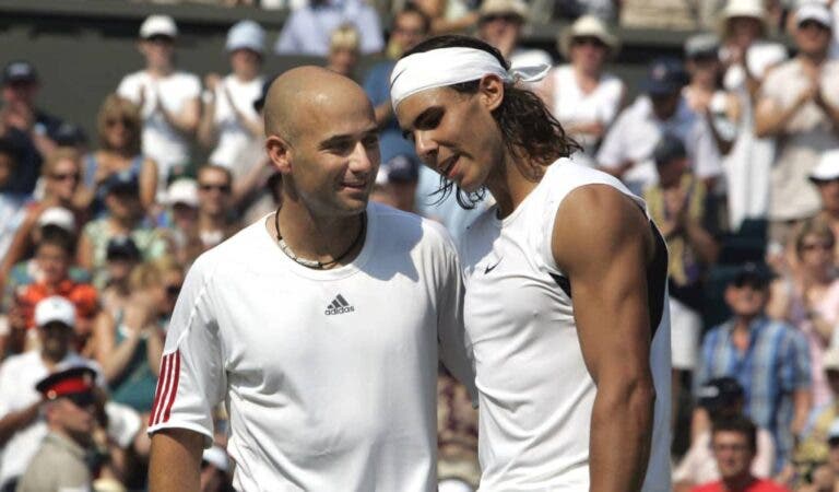 Agassi recorda episódio com Nadal (de 17 anos): «Percebi que nunca o ia vencer»