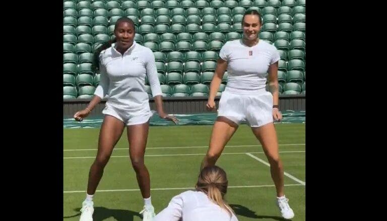 [VÍDEO] Sem ressentimentos: Sabalenka e Gauff reencontraram-se e gravaram… um TikTok