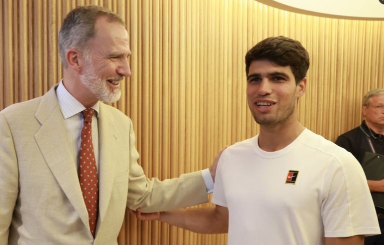 Rei de Espanha felicidade Alcaraz: «Fizeste-nos vibrar»