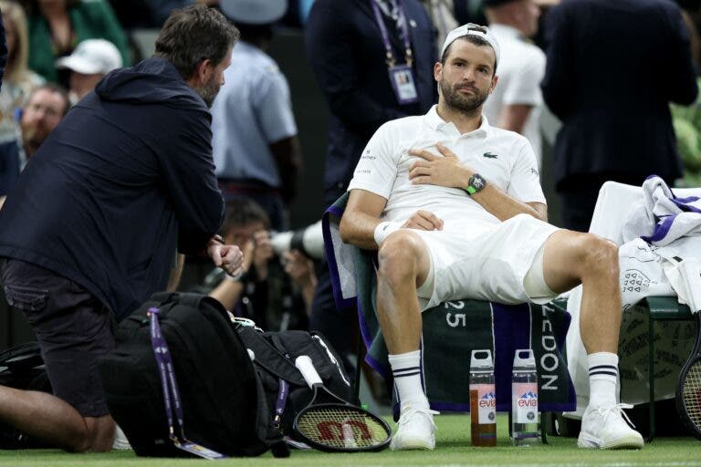 Treinador de Dimitrov admite: «Recuperação emocional e mental será mais difícil»
