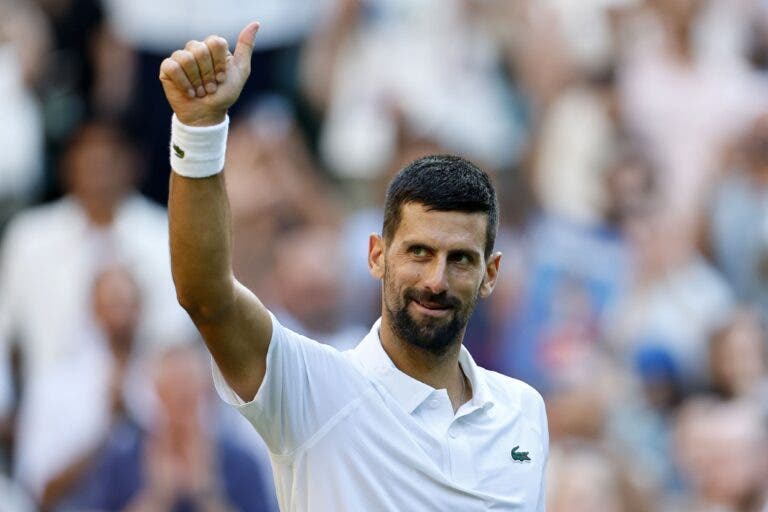 Djokovic ansioso pelo duelo com Sinner: «Farei tudo o que conseguir para estar ao mais alto nível»