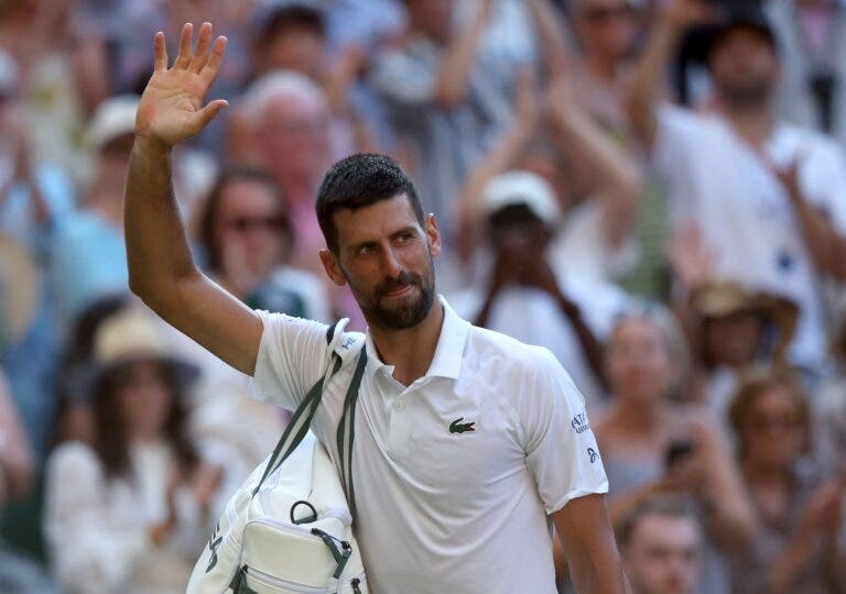 Djokovic desolado no adeus: «Por mais que cuide do meu corpo, a realidade está a bater à porta»