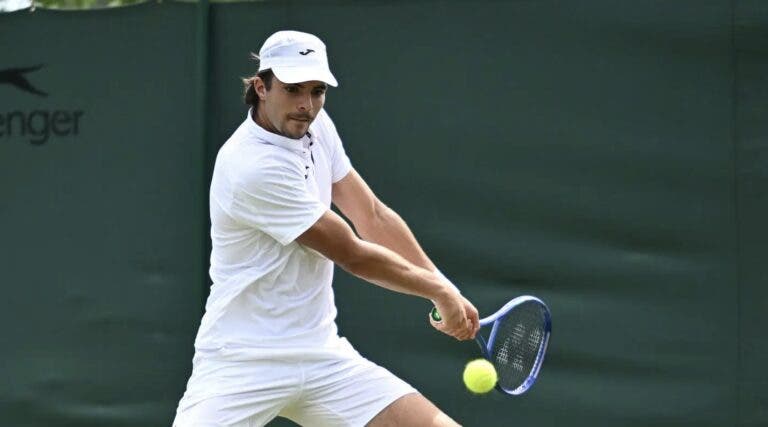 Jaime Faria eliminado na primeira ronda de Wimbledon