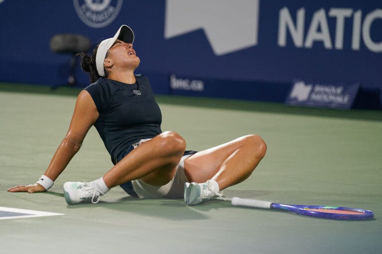 Andreescu desespera: «Porque é que isto me continua a acontecer a mim?»