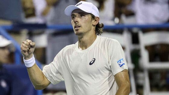 De Minaur salva três match points rumo ao título em Washington e leva Davidovich ao desespero