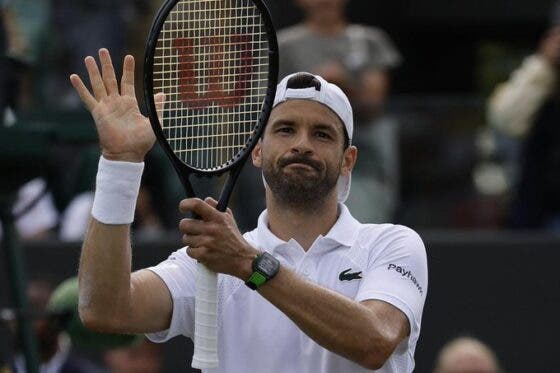 Dimitrov resiste a Moutet, Paul e Machac afastados na segunda ronda de Wimbledon