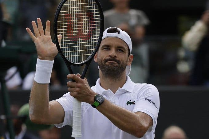 Dimitrov resiste a Moutet, Paul e Machac afastados na segunda ronda de Wimbledon