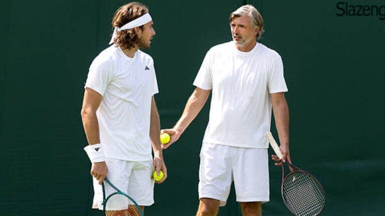 Tsitsipas e Ivanisevic separam-se após pouco mais de um mês