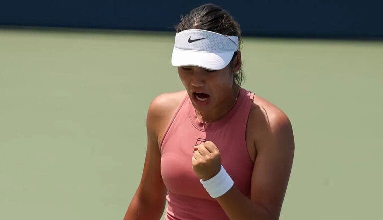 Raducanu continua a bom nível e avança no WTA 1000 de Montreal