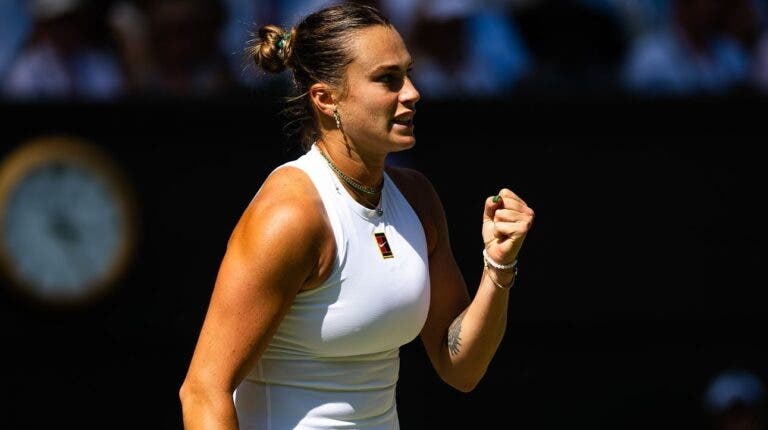 Sabalenka sobrevive a batalha de três horas e regressa às ‘meias’ em Wimbledon