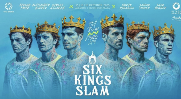 Six Kings Slam de 2025 já tem plantel fechado e datas confirmadas